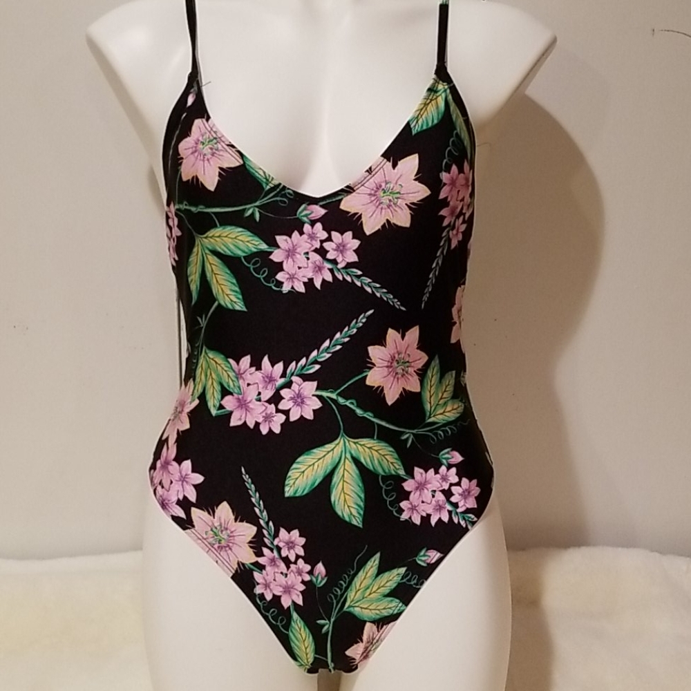 Top Shop Floral Swimsuit Size 8